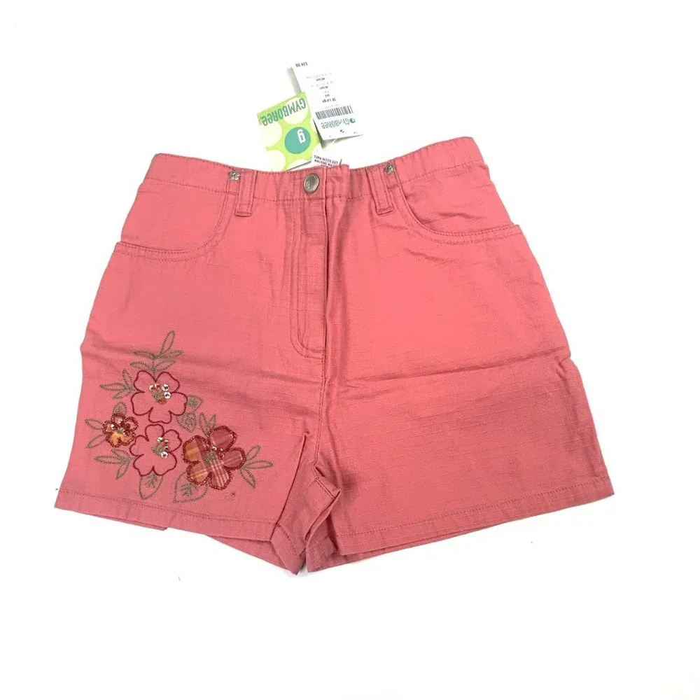 NWT Gymboree Girl Hibiscus Short & Ruffle Neck Hibiscus Tank Size 8 - Picture 2 of 7